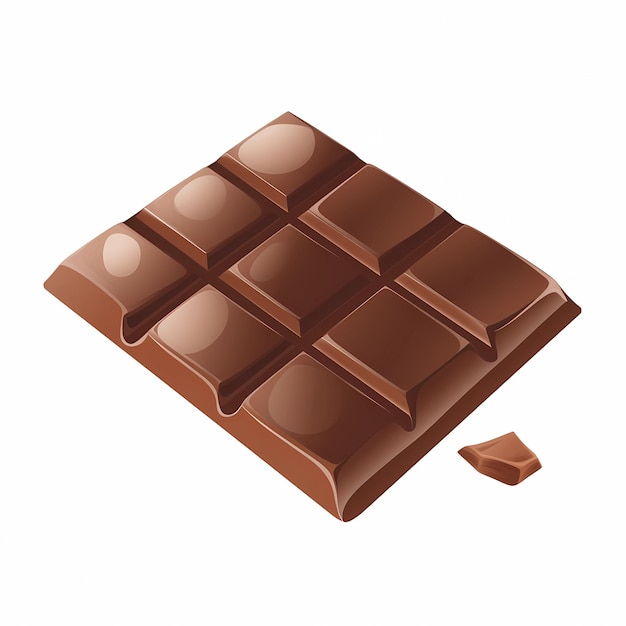 3d realistic stack of chocolate bars