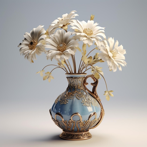 3d realistic vase by Generated Ai