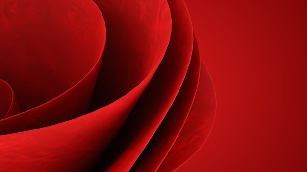 3D  red background and wallpaper