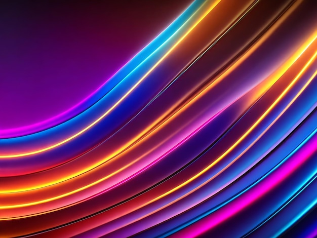 3d render abstract background with colorful spectrum