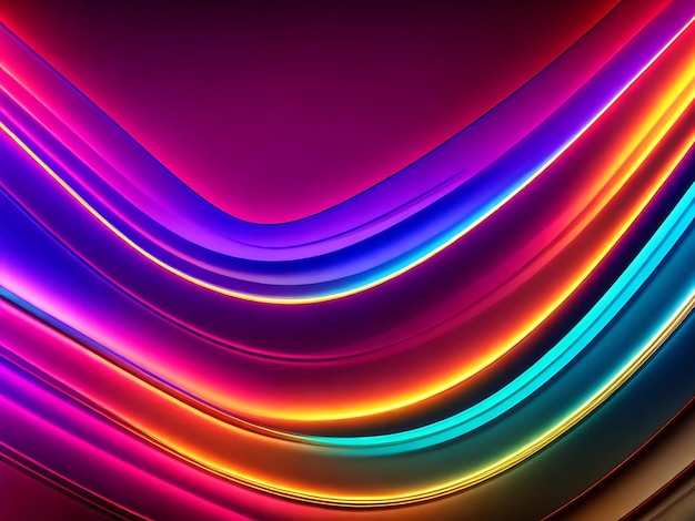 3d render abstract background with colorful spectrum