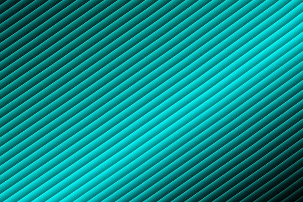カラフルな明るいネオンラインと 3 d レンダリング抽象的な青い背景