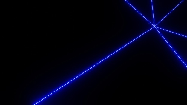 3 d レンダリング抽象的な青い光る、データ センター、ホスティング、インターネット、サイバー バック グラウンド