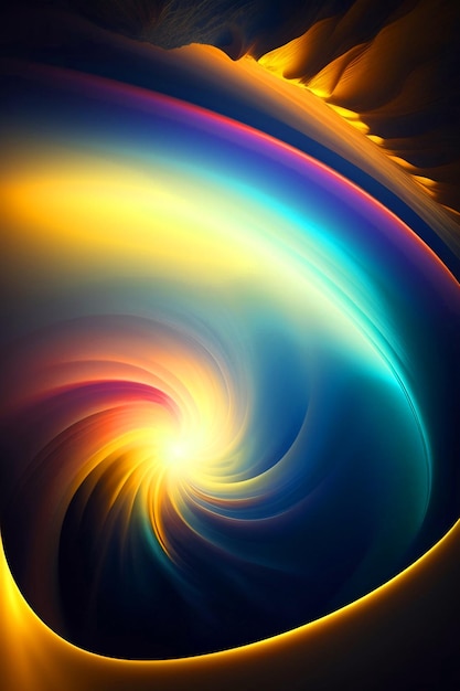 3d render of abstract colorful background