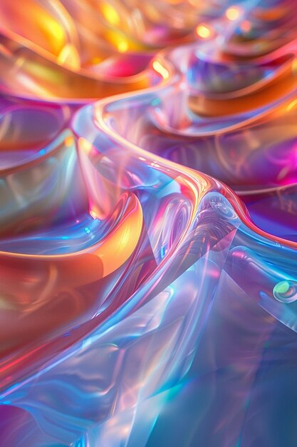 3d render abstract liquid background wavy surface of liquid