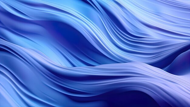 3d render abstract minimal neon background with glowing wavy line blue futuristic wallpaper generative ai