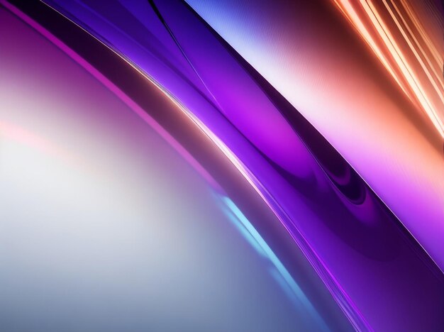 3d render abstract neon background colorful glow