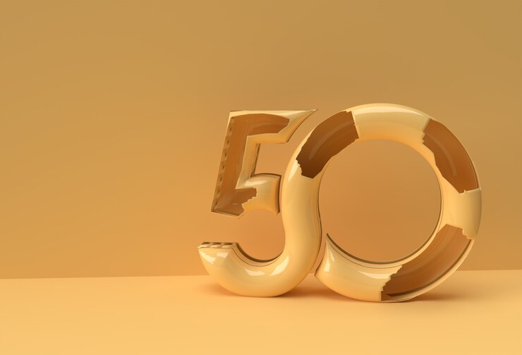 Foto 3d render abstracte gebroken nummer 25 banner 3d illustratie ontwerp.
