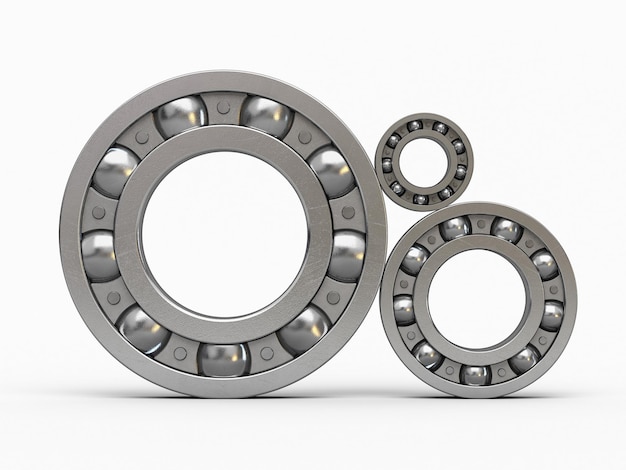 3d render Ball Bearing (isolated on white and clipping path)