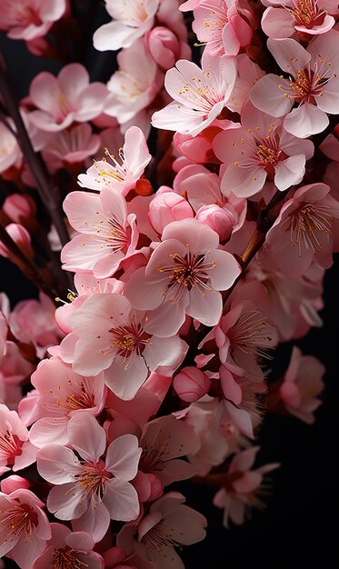 Фото 3d-рендеринг красивых цветов uhd обои