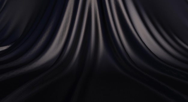 3d render of black leather black leather as a background