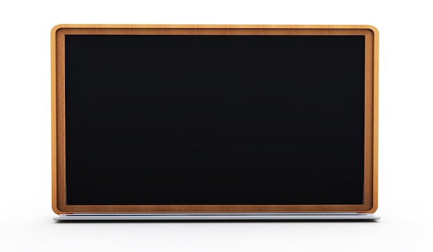 3D Render of a Blank Chalk Board