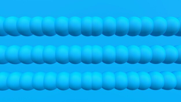 3d render blauwe bol achtergrond 3d objecten geometrische vorm
