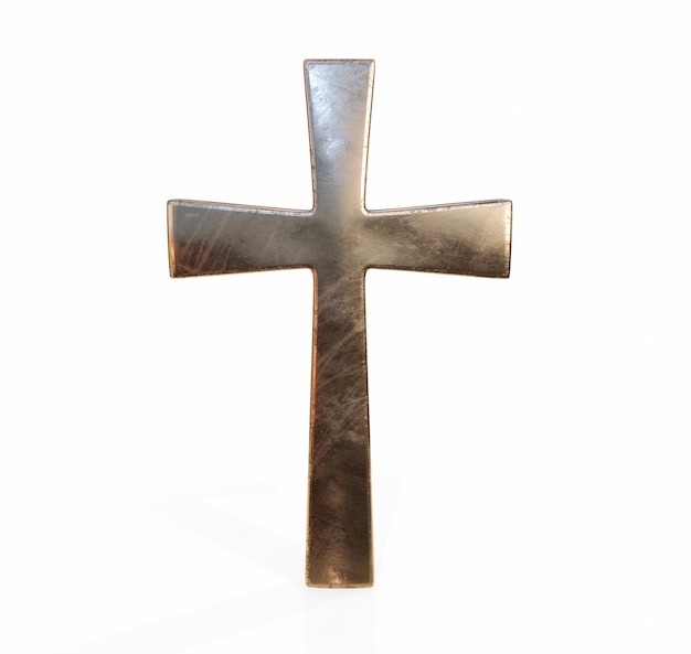 Photo 3d render classic shape simple cross