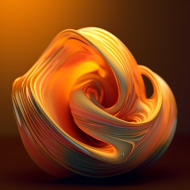 3d render of colorful liquidabstract