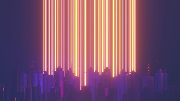 Cyberpunk Pink And Purple Neon City (1920x1080) : r/wallpaper