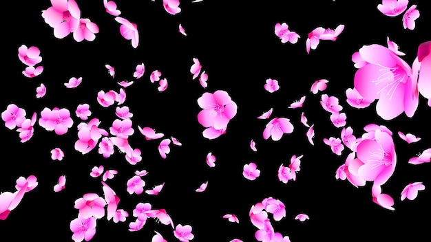 Photo 3d render floral background