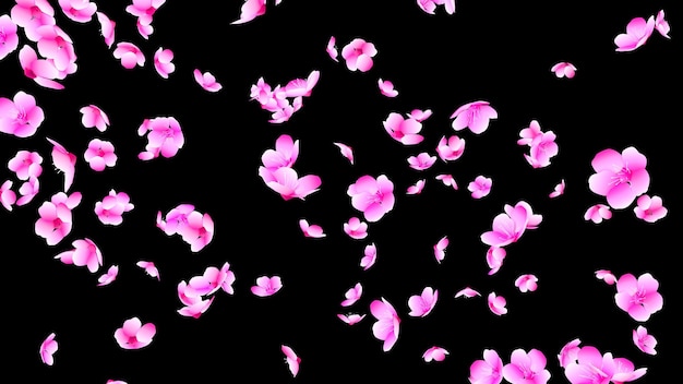 Photo 3d render floral background