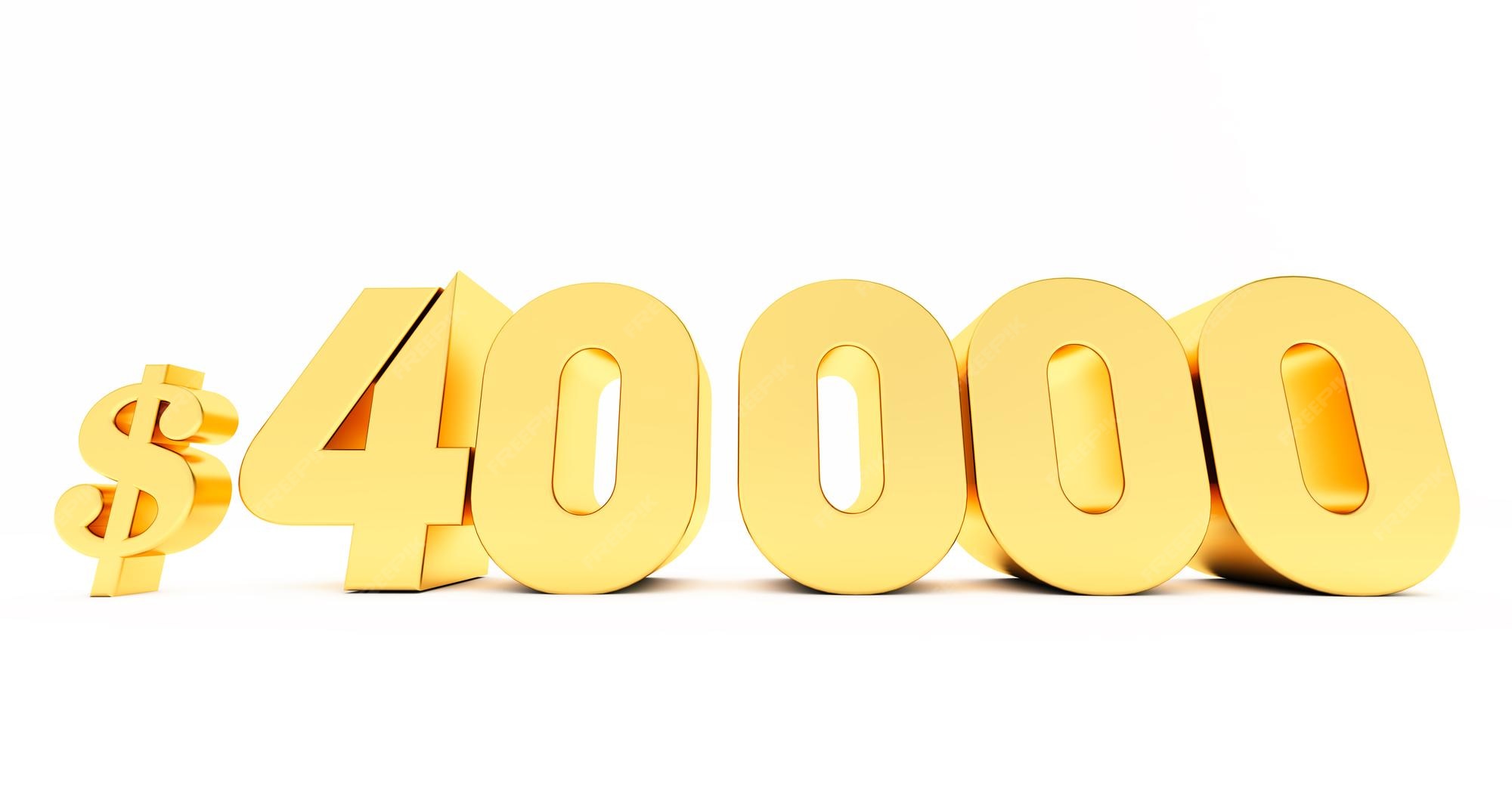 premium-photo-3d-render-of-gold-forty-thousand-dollars-isolated-on