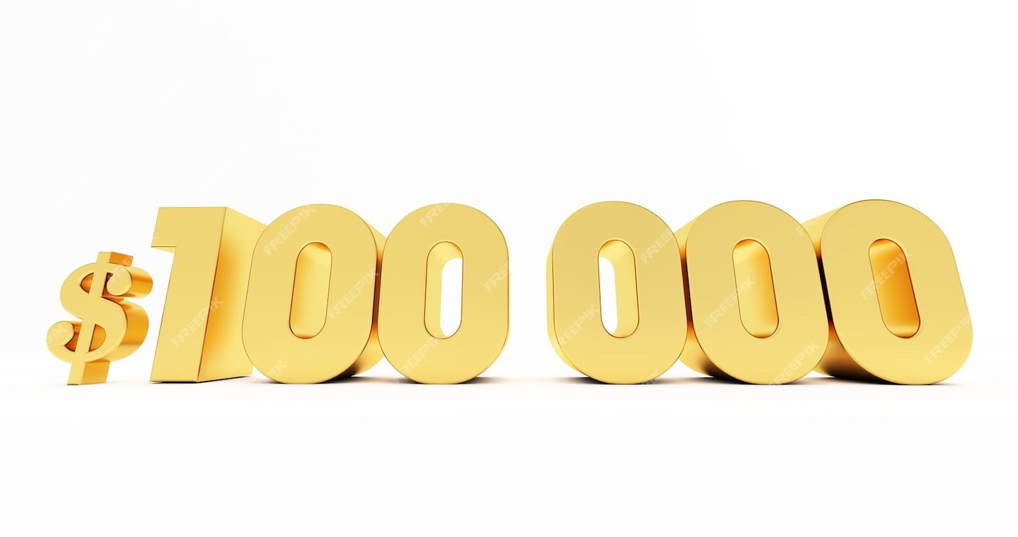 Premium Photo 3d Render Of Golden 100000 Dollar Isolated On White premium-photo-3d-render-of-golden-100000-dollar-isolated-on-white