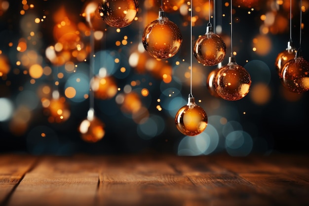 3d render golden light bulb on bokeh background