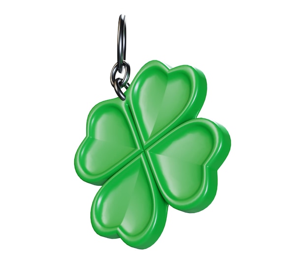 3d render of green clover