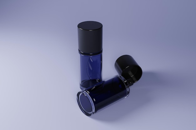 3d render illustration of perfume bottle