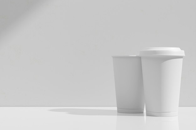 Foto 3d render tazza di ilutrasion