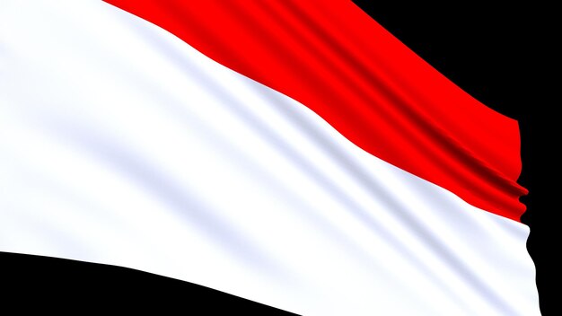 3D RENDER INDONESIA INDEPENDENCE DAY