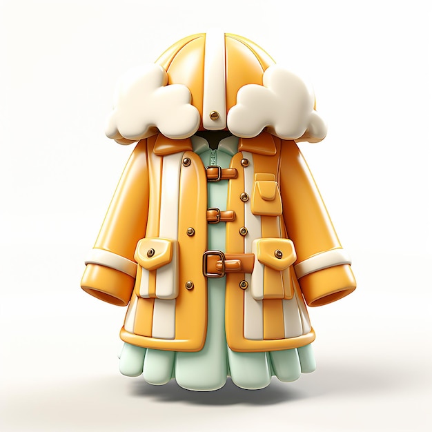 3d render of a jacket