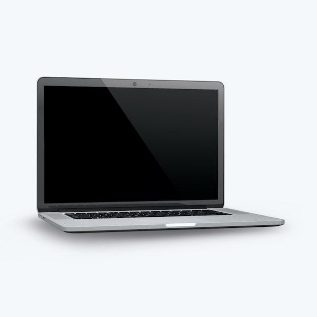 3D render of a laptop 