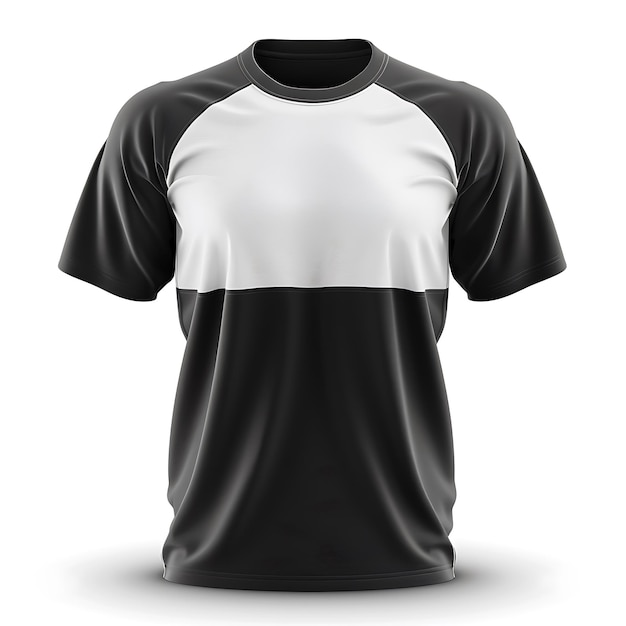 Photo 3d render of little boy with soccer jersey on white background with clipping path