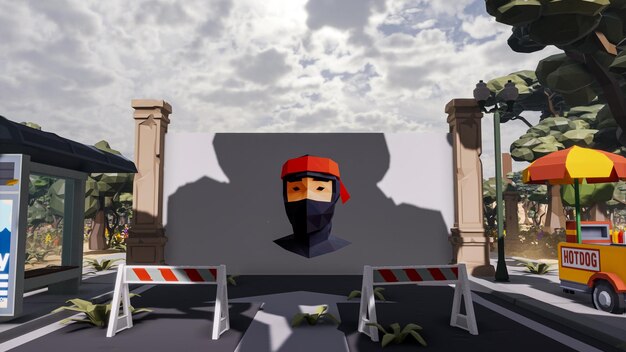 3d render and low poly graphic resources for sustainable development goals biodiversity a growing economy and ecology