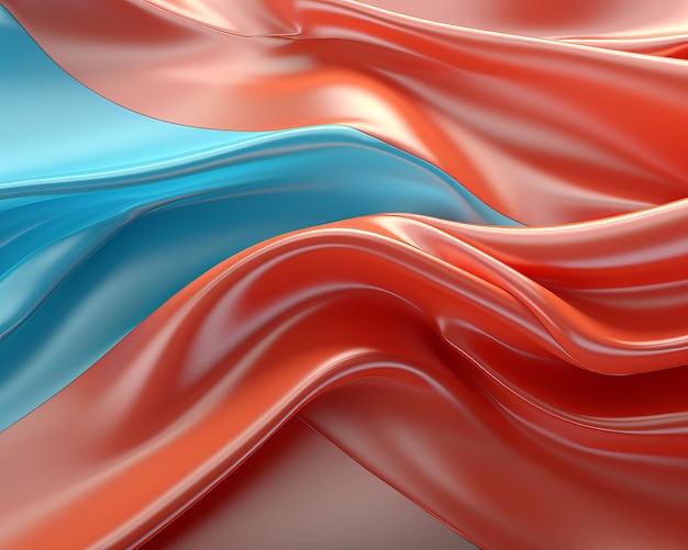 3D render mode en stof levendige zwaaiende textuur close-up abstracte achtergrondontwerp