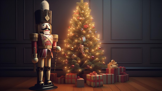 3D Render of the Nutcracker Soldier