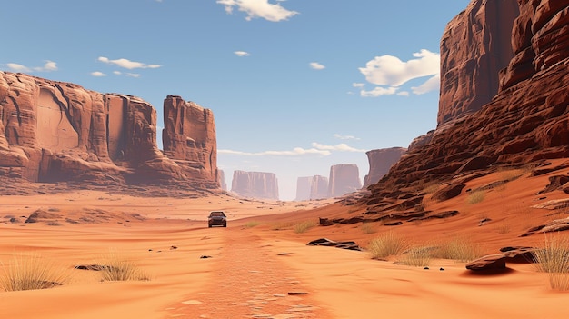 3d_render_of_a_desert_scene (砂漠のシーンを3Dでレンダリングする)