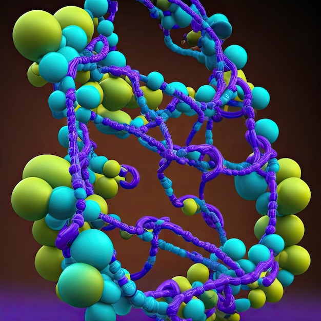 Фото 3d визуализация структуры молекулы днк 3d визуализация молекулы днк