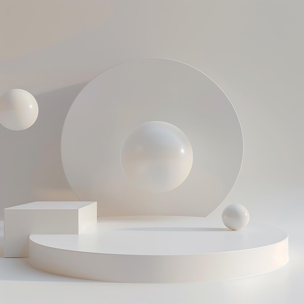3d render photo of simple background