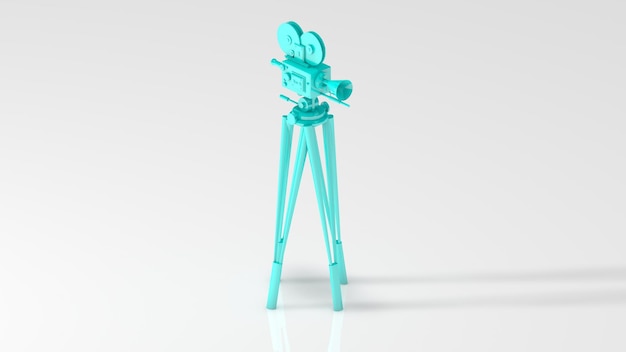 3d render retro camera