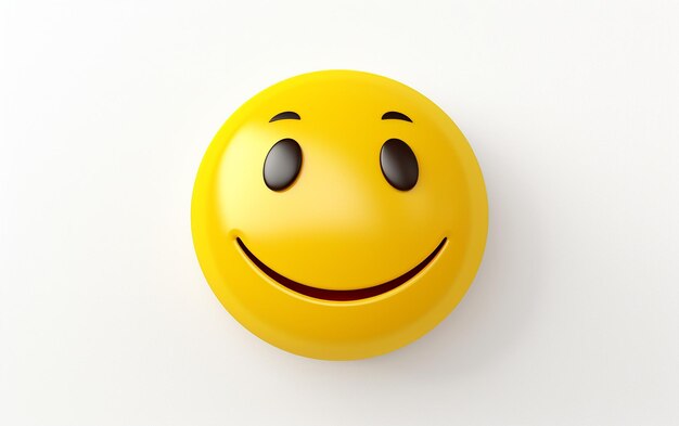 3D Render of a Smiley Emoji
