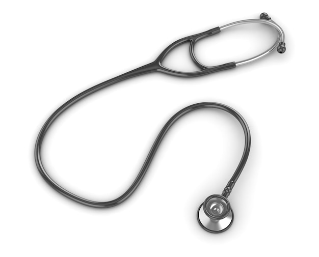 3d render of stethoscope