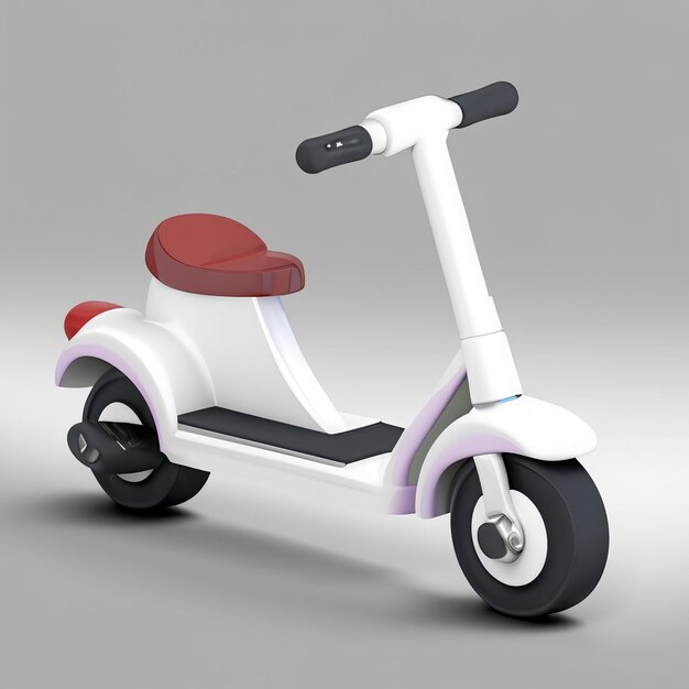 3d render toy scooter 3d Kids scooter