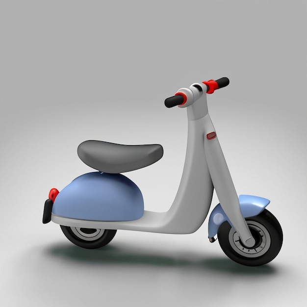 3d render toy scooter 3d Kids scooter