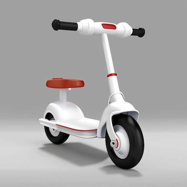 3d render toy scooter 3d Kids scooter