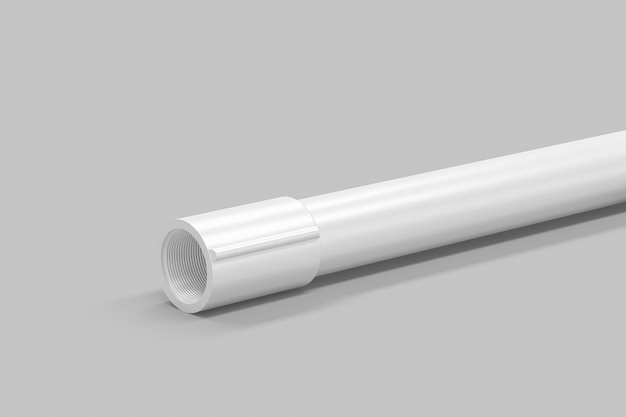 Photo 3d render upvc water pipe