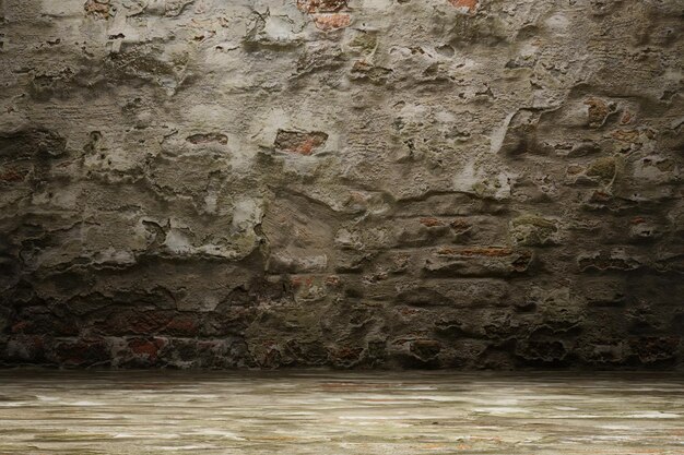 3D render van rock boulder textuur kamer interieur achtergrond