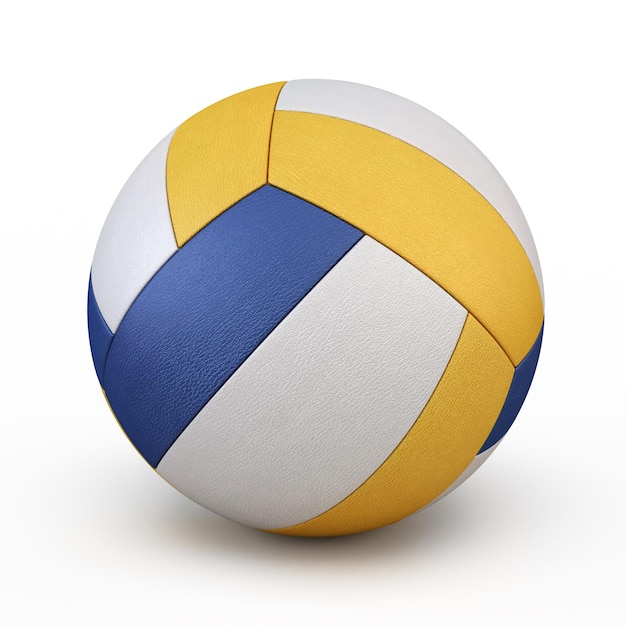 3d Render Volleyball (clipping path)