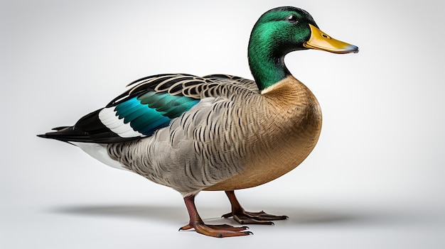 3d renderd photo of male mallard