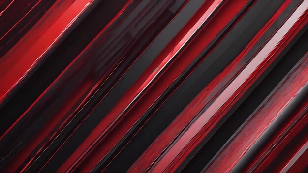 3d rendered abstract red stripped and black background