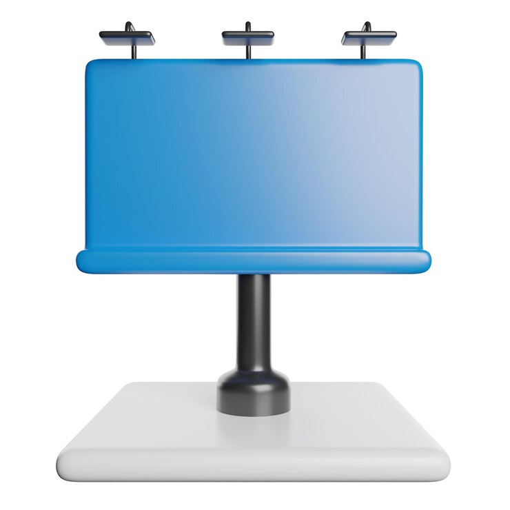 फोटो 3d rendered billboard sign